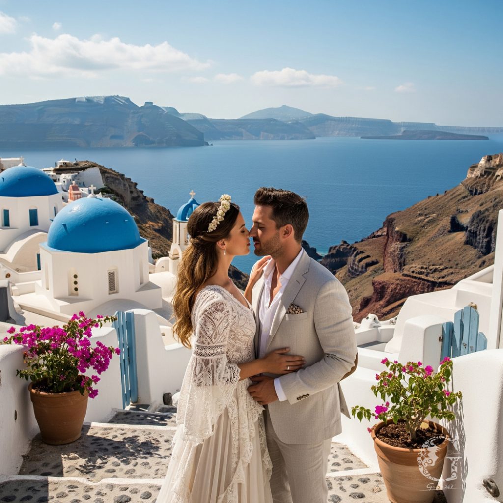 Gamos247-Βάνα-–-Shabby-Chic-Καλοκαιρινός-Γάμος-στη-Σαντορίνη